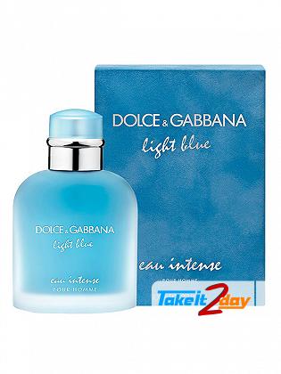 Dolce & Gabbana Light Blue Eau Intense  Perfume For Man 100 ML EDP